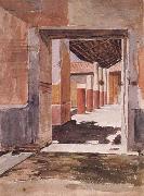 John William Waterhouse Scene at Pompeii USA oil painting reproduction